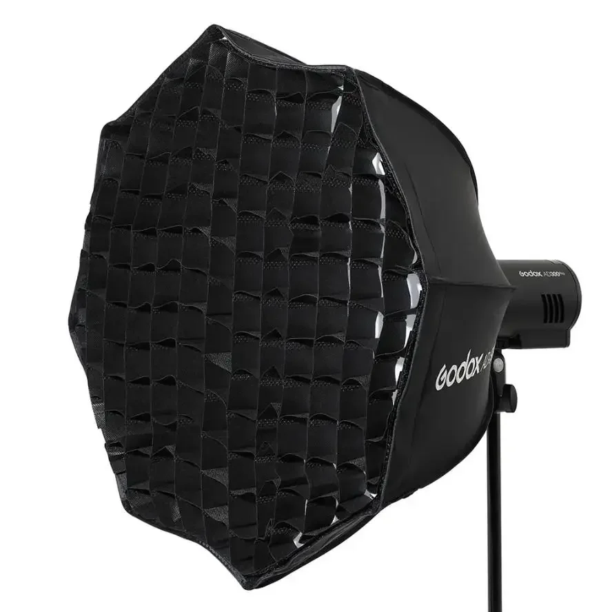 Godox AD-S60S ADS60S Guarda-chuva estilo 60 cm Quick Fold Silver SoftBox com grade Godox Mount para AD400Pro, AD300Pro, LED ML60