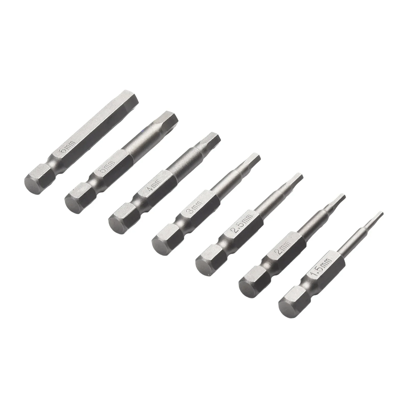 

Crew Driver Hex Shank Magnetic Head Professional Grade 50mm Screwdriver Bits Set 10pcs H15 H12 Hex Shank Magnetic Head
