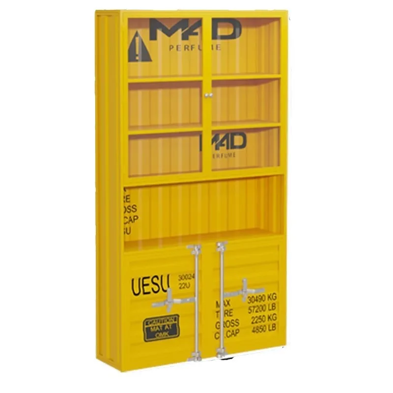 

Industrial style display cabinet, LEGO product display shelf, glass bookcase