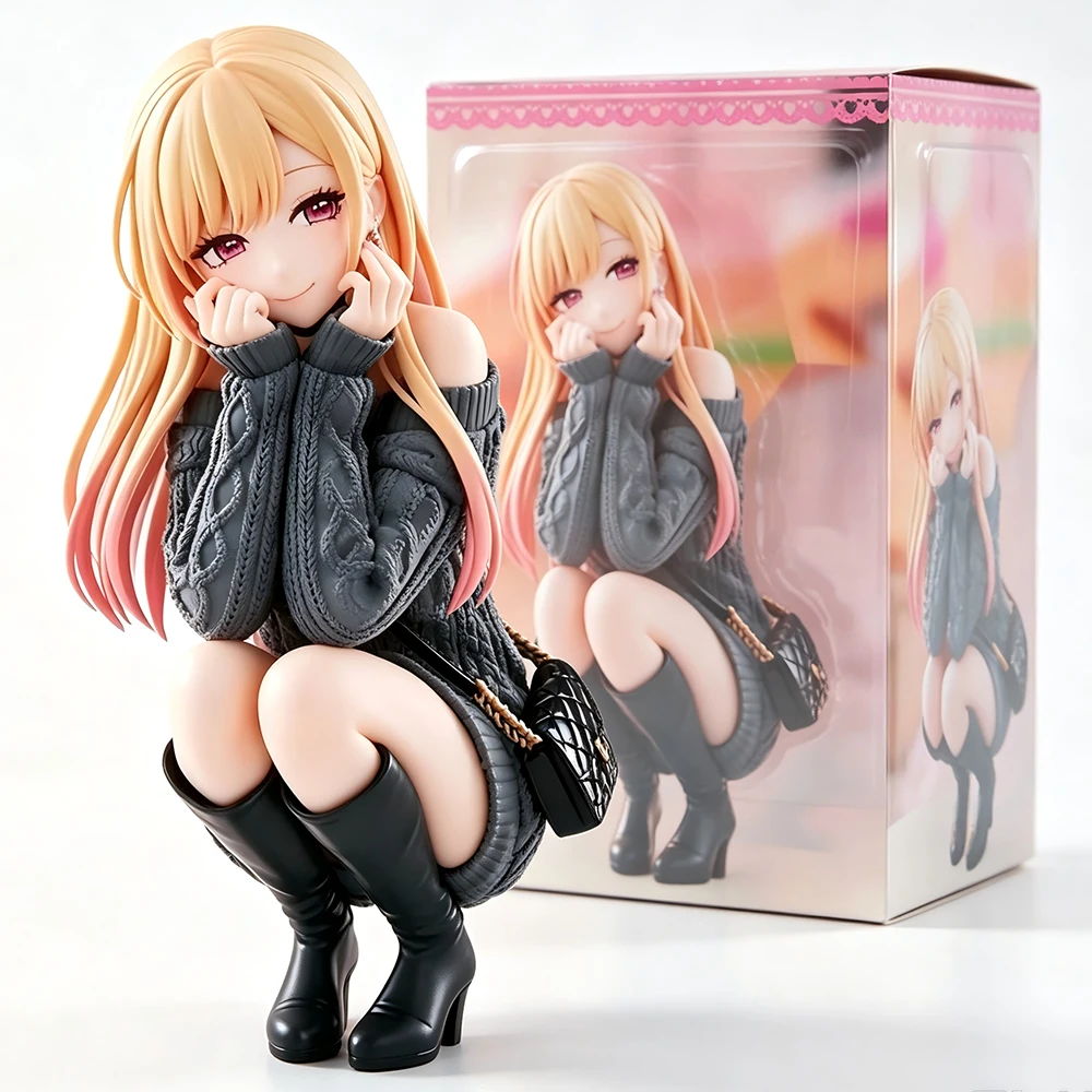 Image of Anime Marin Kitagawa in Hockposition | My Dress-Up Darling Figur 10CM PVC Ornamente Modell Spielzeug Puppen Sammlerstücke Geschenk