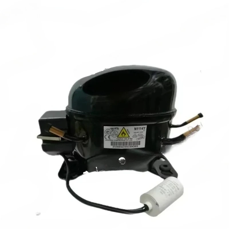 Compresor de refrigerador N1114Y, compresor R600A para vitrina refrigerada, casillero de contadores