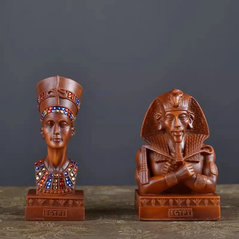 Ancient Egyptian Pharaoh Sculpture Model, Living Room Decoration, TV Cabinet Ornaments, Crafts, Home Decor