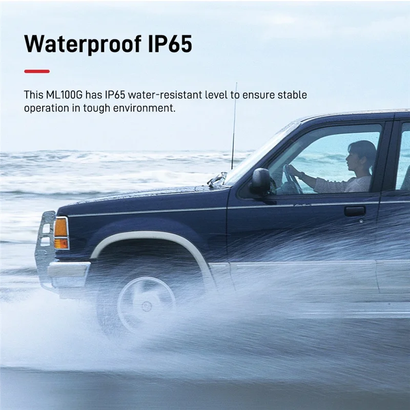 ABDE-4G GPS Tracker pour voiture Mini localisateur Tracker ML100G 1200Mah Type-C moniteur vocal APP de suivi gratuit (B) installation facile facile à U