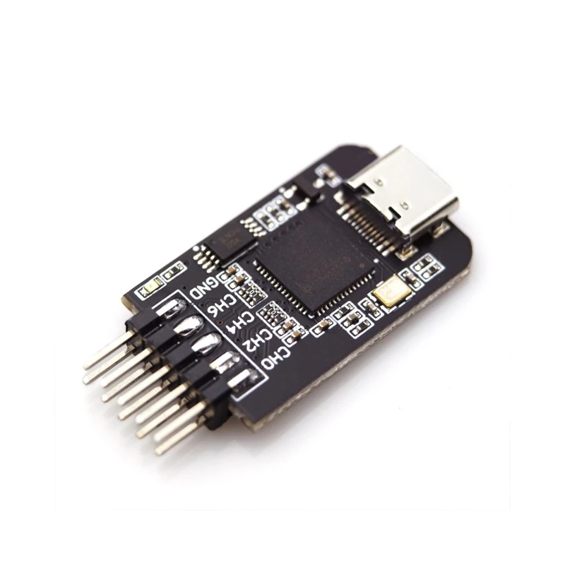 1Pcs DLA Logic Analyzer ARM FPGA Debugging Tool Protocol Analysis 24MHz Sampling Rate 8 Channels Open Source Sigrok PulseView