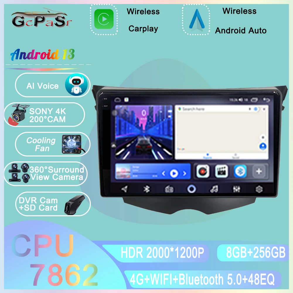 

Android 13 For Hyundai Veloster FS 2011 - 2017 Car Radio Multimedia Video Player Navigation Stereo Autoradio WIFI 5G No 2din DVD