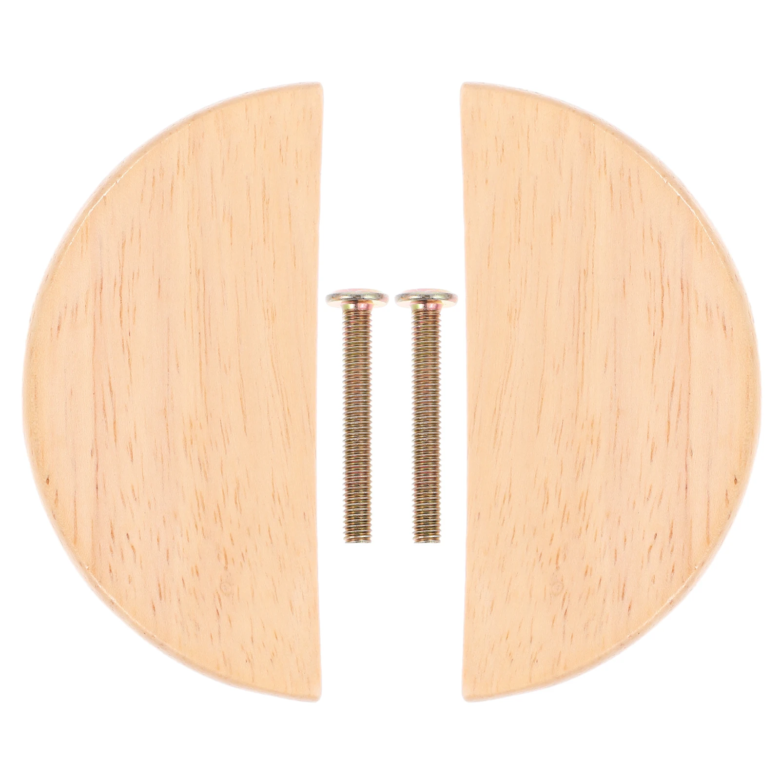 

1 Pair Wooden Wardrobe Door Handle Cabinet Knob Pull Nordic Style Dresser Drawer Handle Replacement Wood Pulls For Cabinet Door