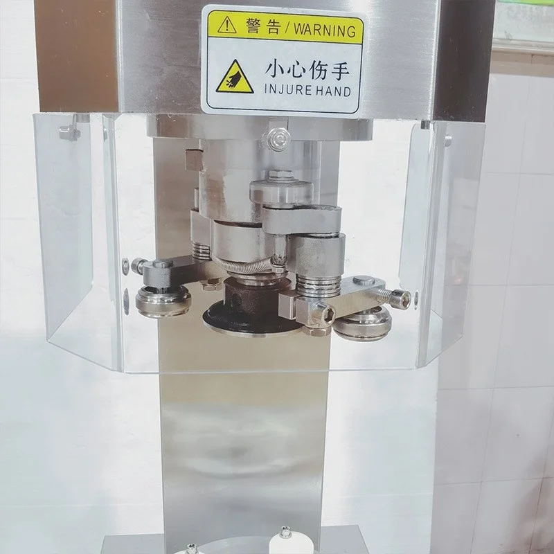 Semi-automatic Electric Can Lid Sealer Cup Sealing Machine Flexible Manufacturing Heat Sealing Machine for Beverage