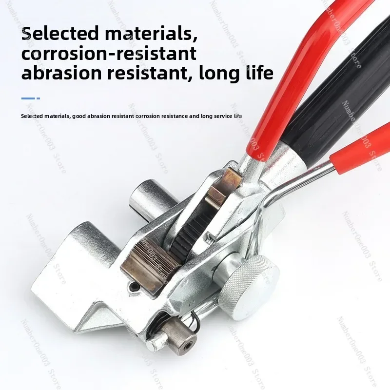 Ratchet Stainless Steel Strapping Tool – Manual Tensioner for Marine Steel Bands and Gear-Driven Tightening