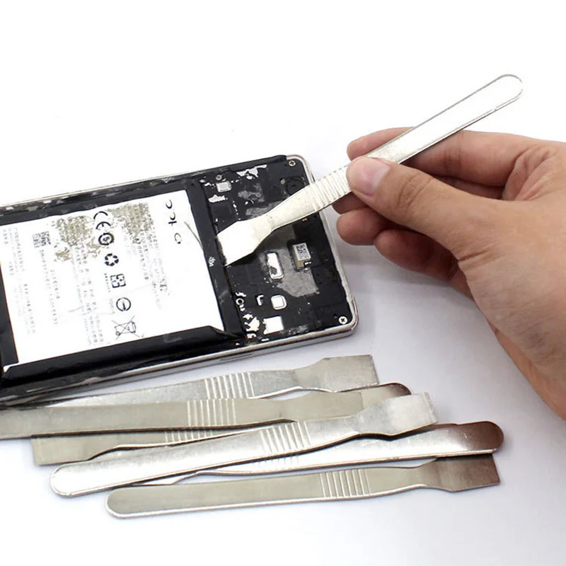 Professional Opening Pry Repair Tools Set, Flathead Metal Pry Bars Crowbar for Mobile Phone Tablet Laptop Disassembly Repair Kit