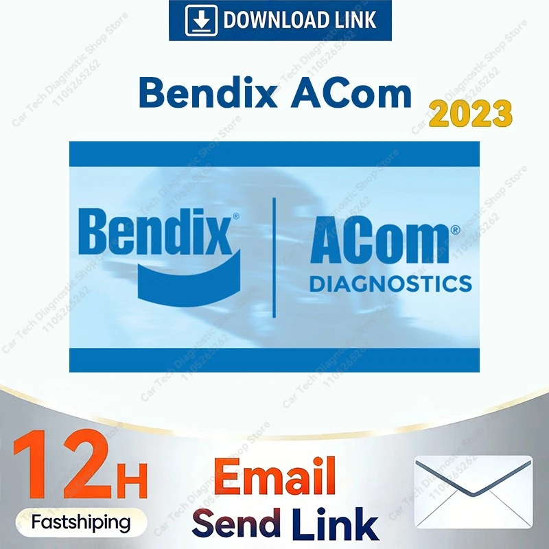Bendix ACom Pro Diagnostics 2023v1+Crack UNLCOK For Mulit PCs ABS Diagnostic Software