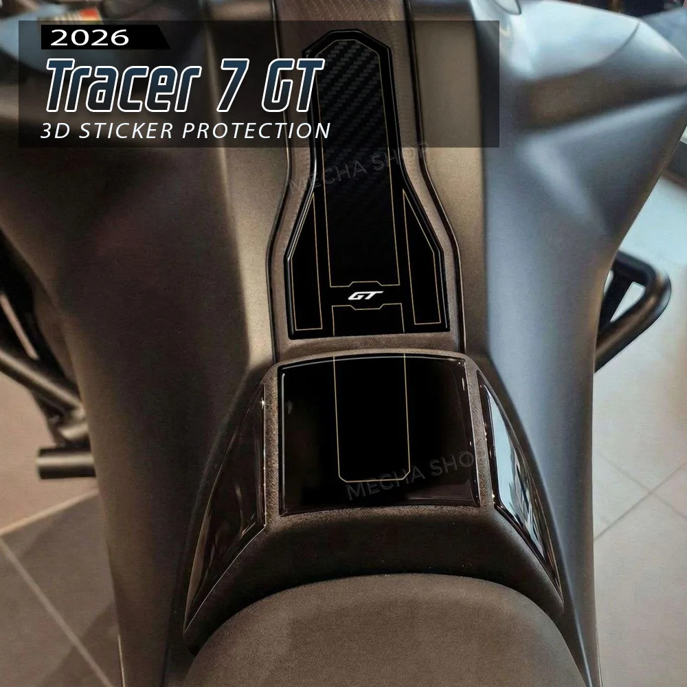 For Tracer 7GT 2025 Tracer 7 GT 2026 Tank Pad Protector Motorcycle Accessories 3D Resin Stickers