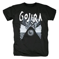 Mens Fashion T Shirt Gojira Metal Music Cotton Black Top Tees Harajuku Streetwear Hip Hop T Shirt Funny T-shirt Novelty Tshirt