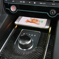 Suporte do carregador do telefone sem fio para jipe, acessórios guarnição interior, carga rápida, apto para Jaguar F, ritmo, XE, XF, XFL, 2016, 2017, 2018