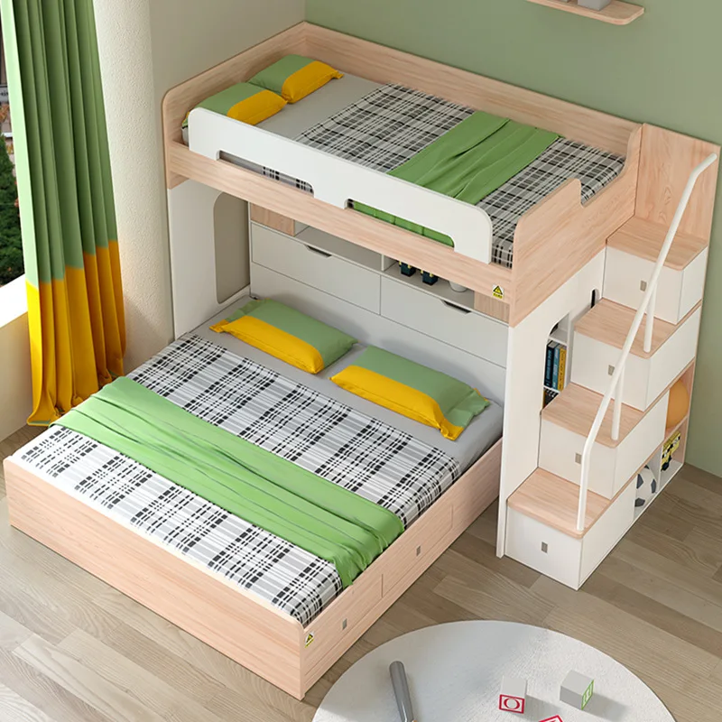 1.8 meters tatami combination adult upper and lower beds high and low beds bunk
