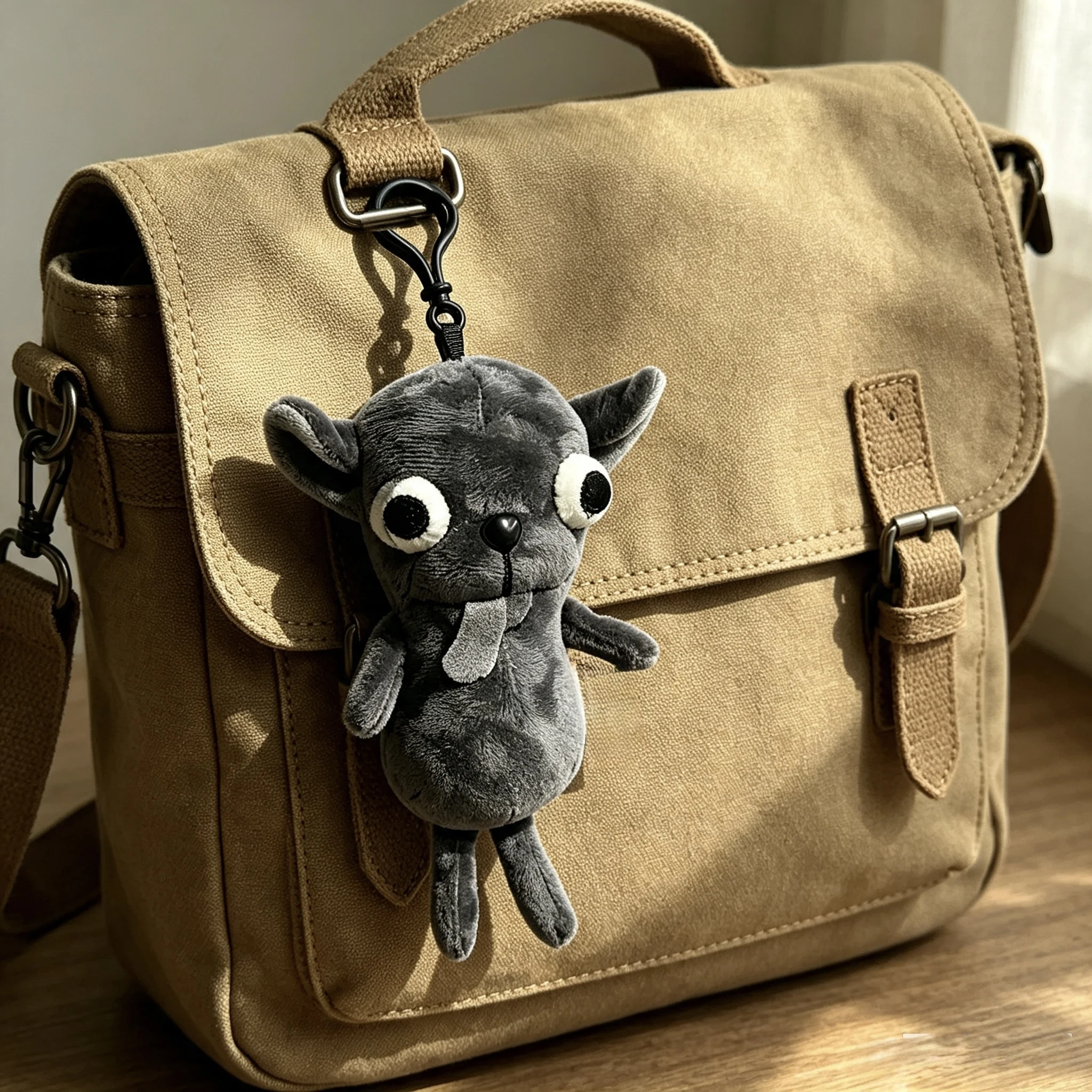 Viral IG Funny Ugly Cute Chihuahua Plush Keychain, Weird Stuffed Doll Bag Pendant Gift