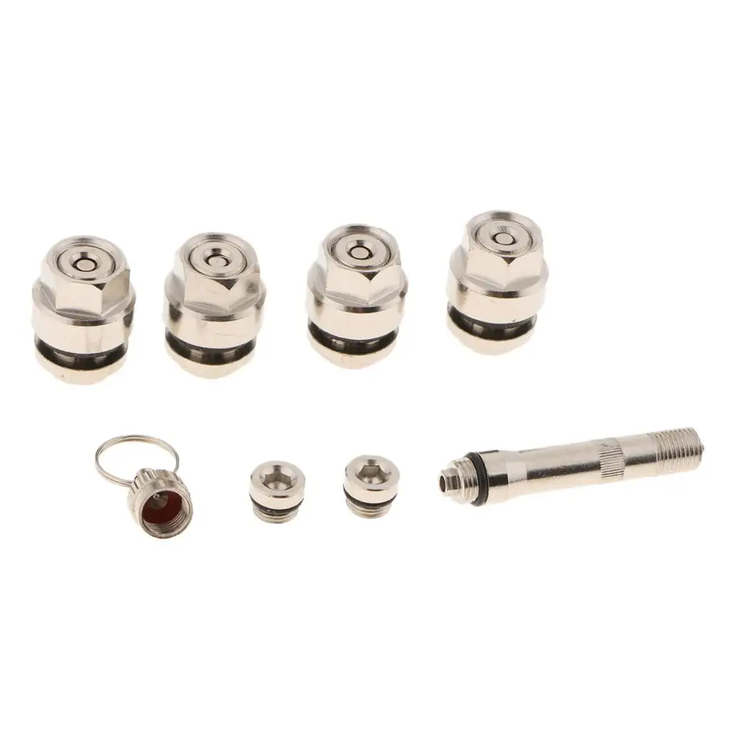 

7Pcs Universal Invisible Steel Anti-Theft Car Wheel Air Tyre Tire Valve Caps Stem