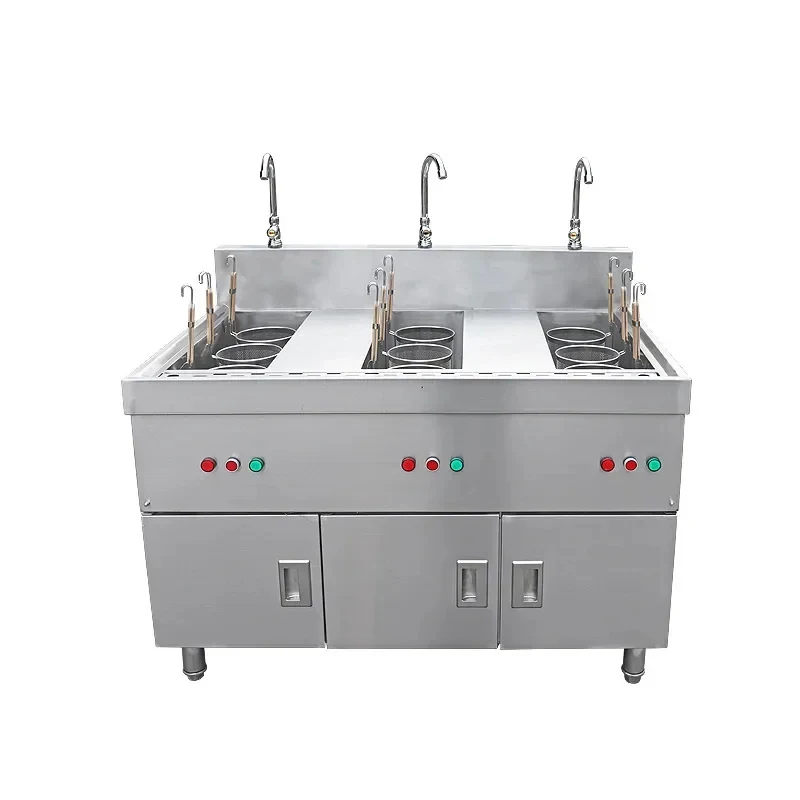 

high quality ized Commercial Triplex -eye Stainls Steel Pasta Dumpling Spaghetti Cooker