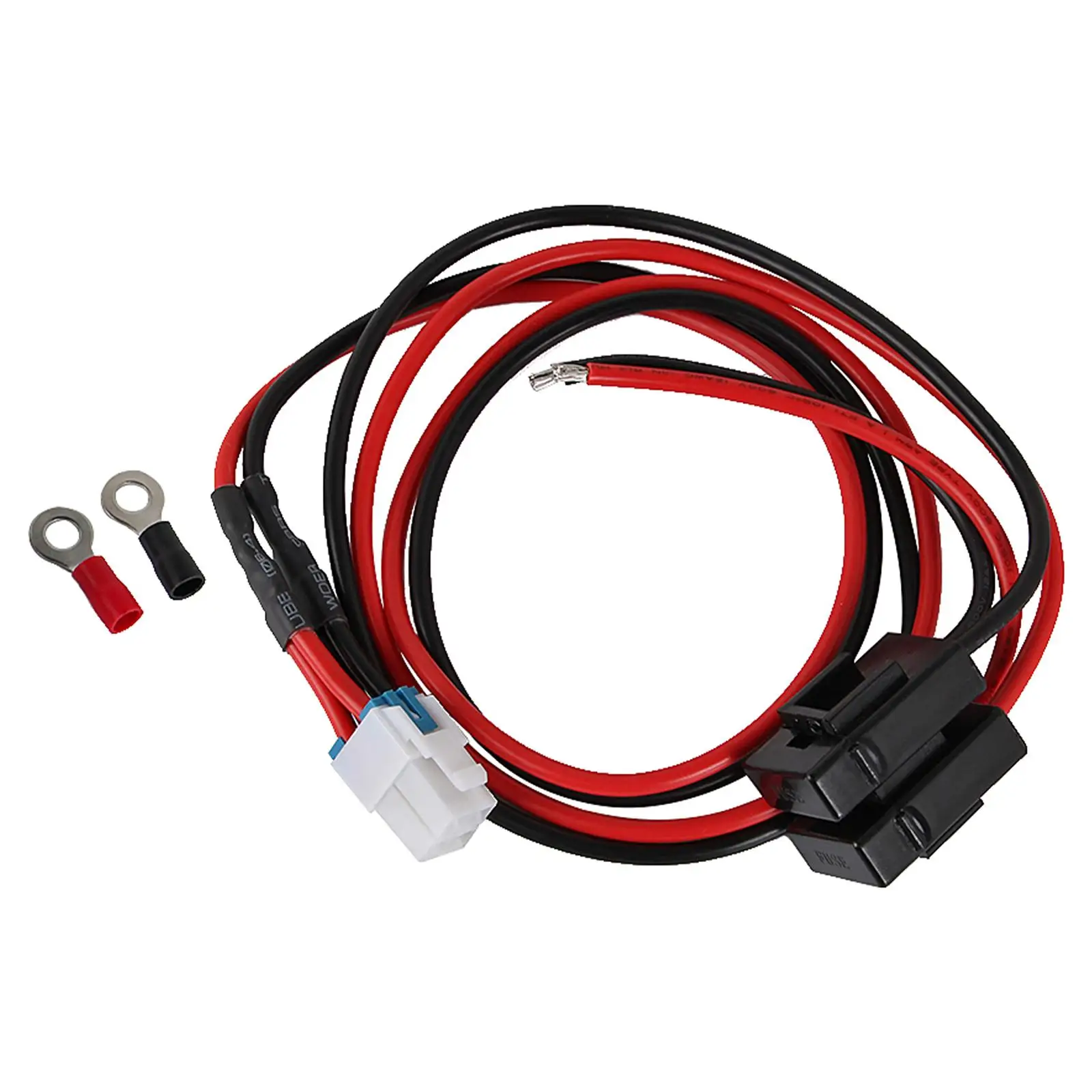 1m 3.3ft Car Radio Power Cable High Temp 12 AWG Replacement for IC-7000 IC-7100 TS-480 FT-450D