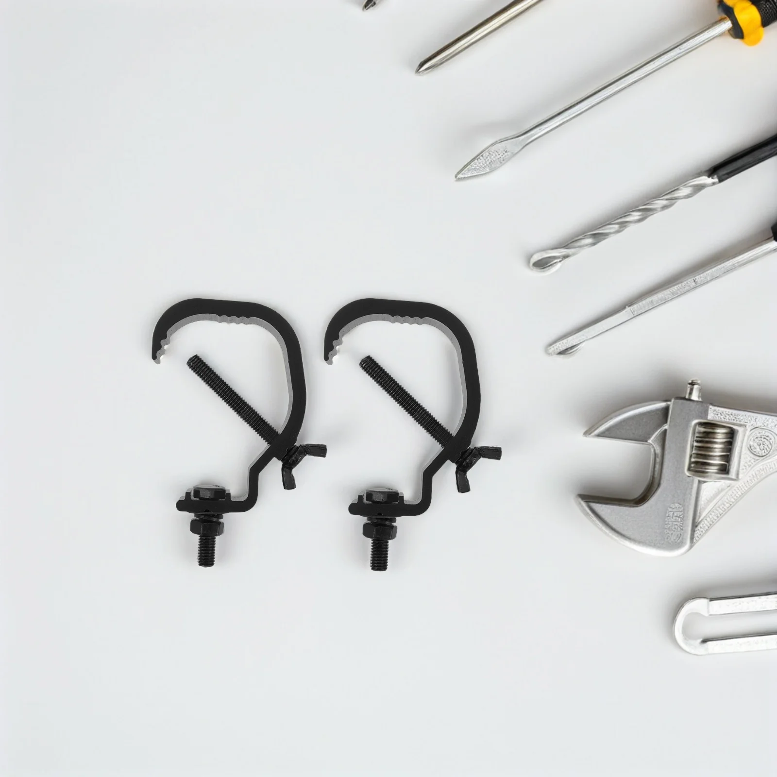 

10PCS Stage Aluminum Clamps Hanging Hook for Moving Head Lighting Truss Accessories Bar Lights Hanger Par