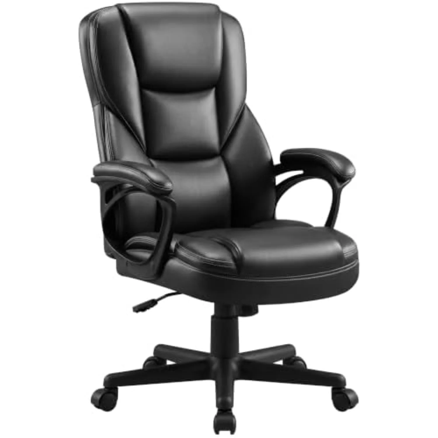 Managerial Executive Office Chair,High Back PU Leather Ergonomic Desk Chair with Lumbar Support,Reclining Computer
