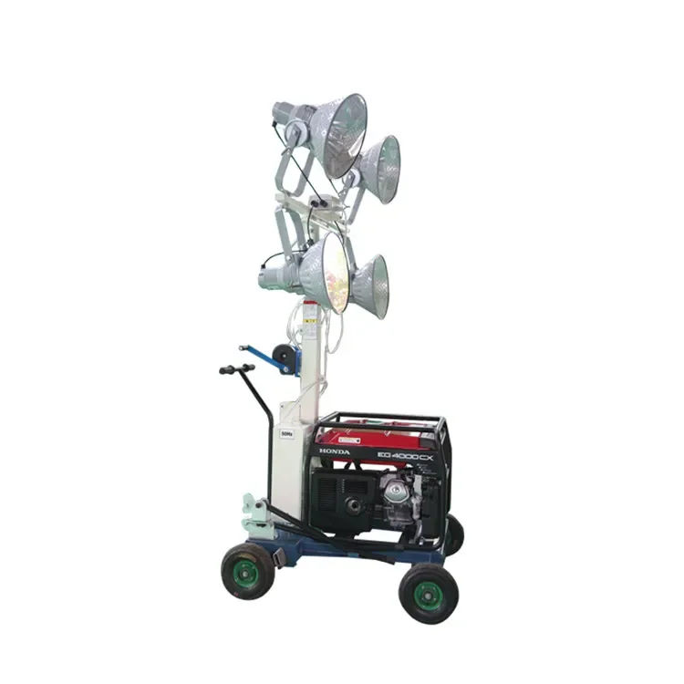 5M Light Tower Machine Lighting Towers for Stadiums and Mining, Outdoor Moveable Light Tower