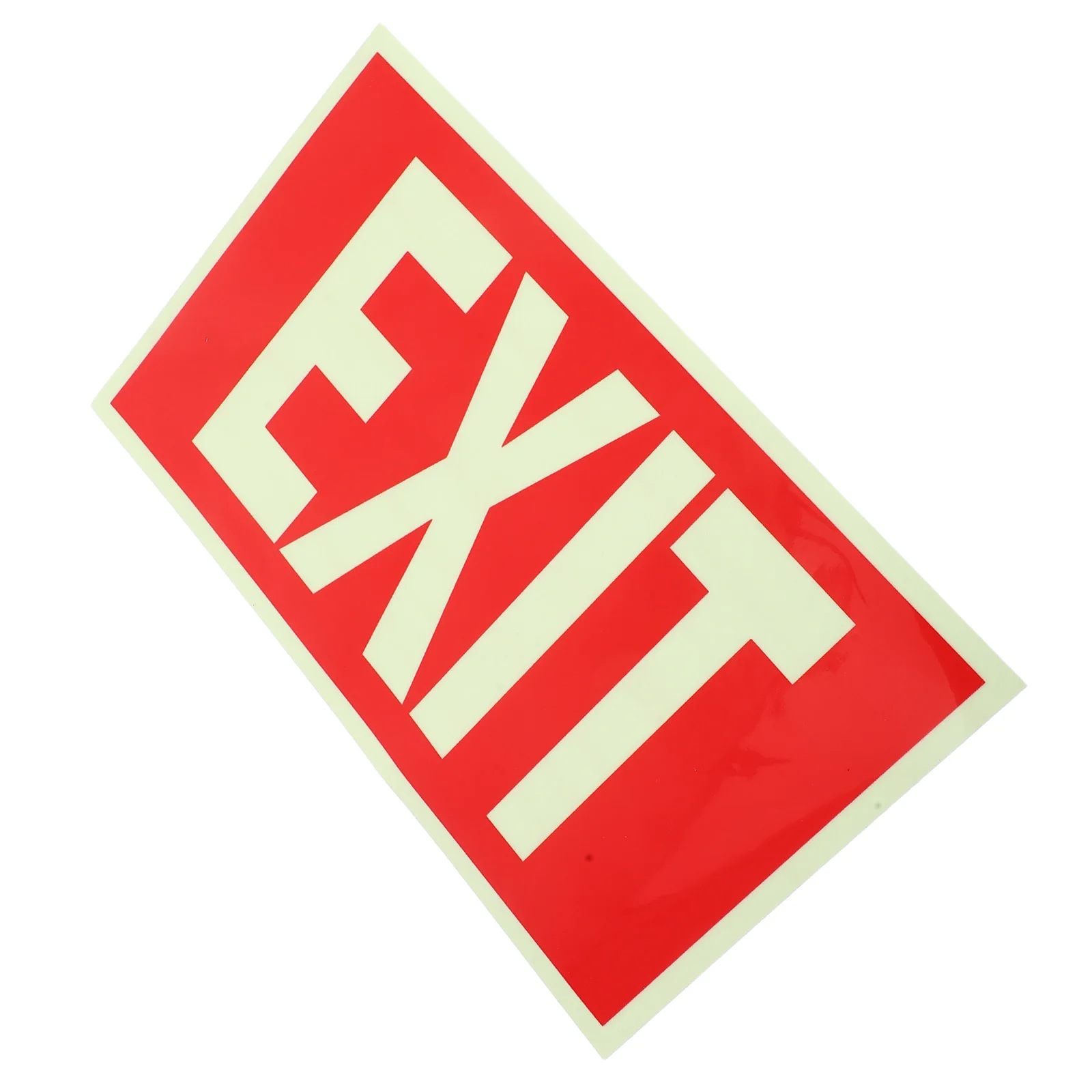 Emergency Exit Sign Sticker Evacuation Lighting Lights Fire Supplies Retail Signs Office