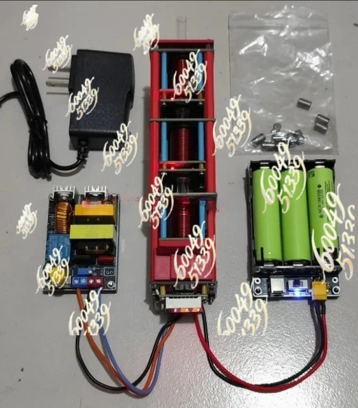 apply to New Electromagnetic Gun Electromagnetic Accelerator Physics Experiment High-tech Toys EMP Teaching Aids 220uf