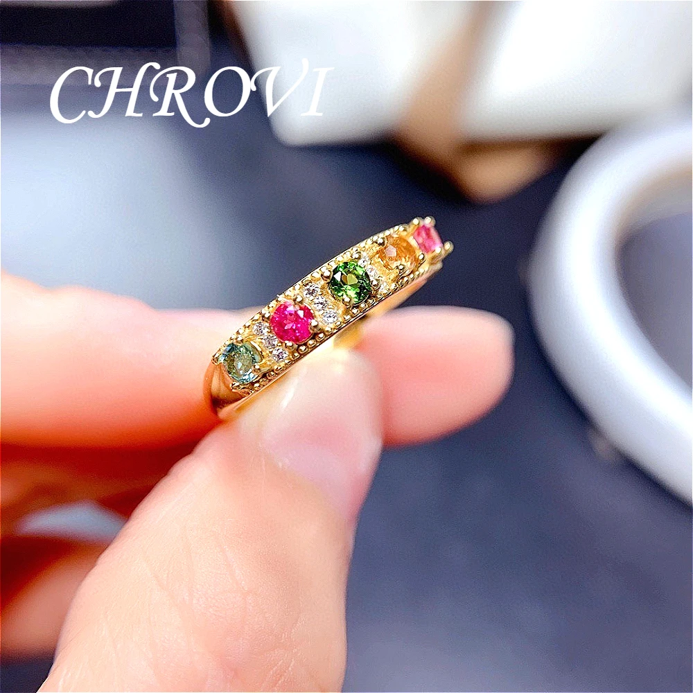 Fashion 925 sterling silver exquisite colorful candy-colored open ring for women. Golden yellow open finger ring.