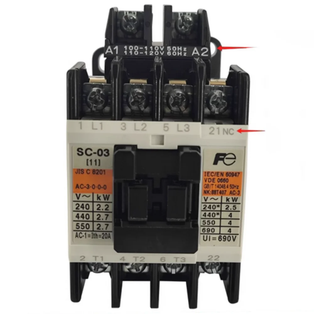 Рисунок 2 - Контактор SC-0 SC-03 SC-05 SC-4-1
