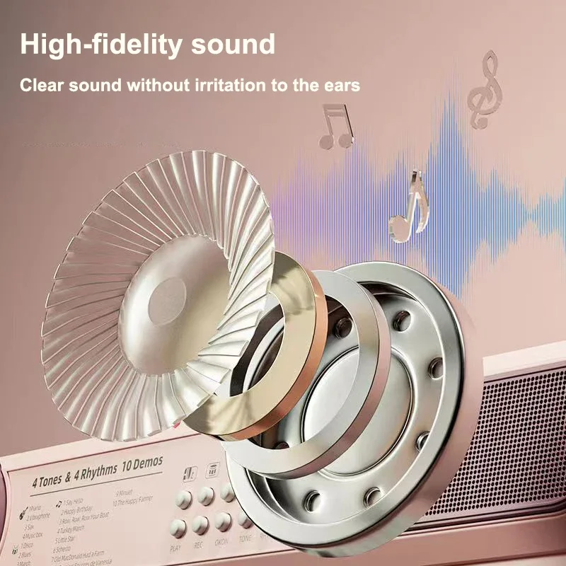 37-клавишная электронная пианино-клавиатура с микрофоном, детский многофункциональный музыкальный инструмент, орган, детская развивающая игрушка для раннего развития