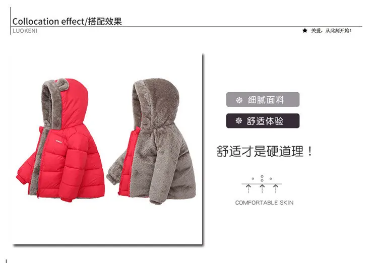 Kleinkind Jungen Mädchen Dicke Warme Kapuzenjacken 2026 Herbst Winter Baby Lammwollfutter Oberbekleidung Kinderkleidung Schneeanzug – Detail 5