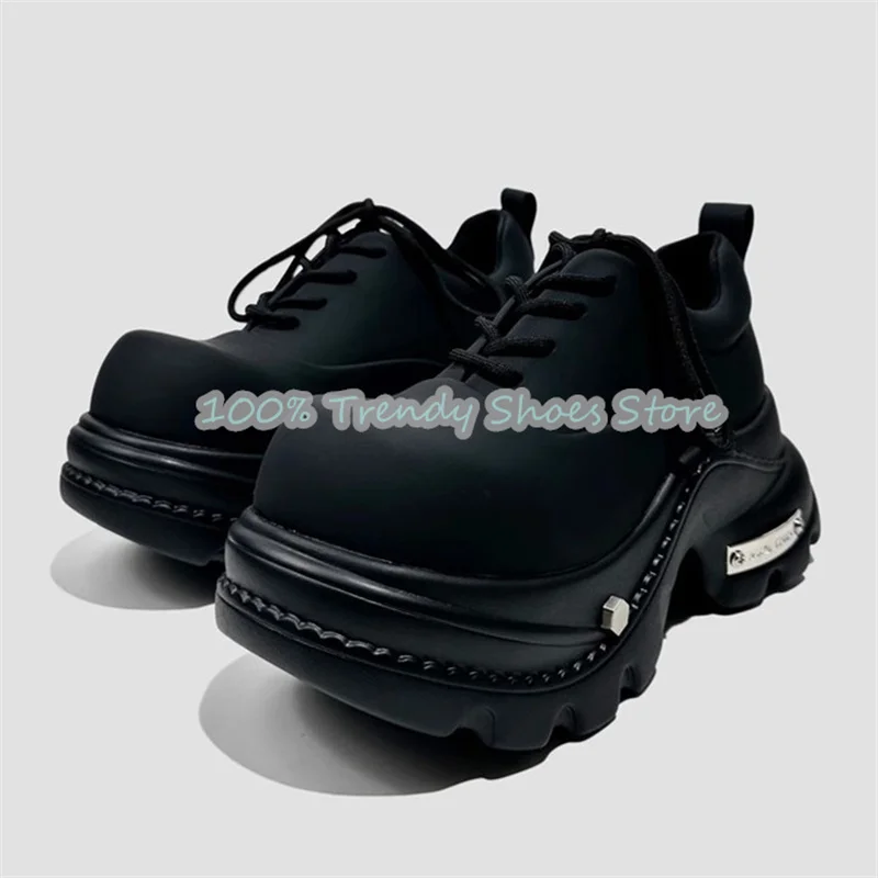 تصميم الأزياء الزهور الكرمة حزام الدانتيل متابعة المتسكعون للنساء مكتنزة أسفل عالية الكعب المعادن ديكور ديربي أحذية سيدة مضخات عادية #4