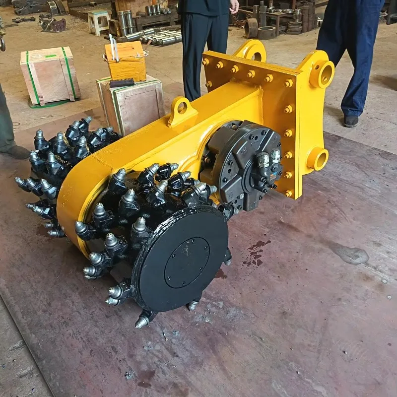Heavy Duty Hydraulic Drum Cutter for Excavator Horizontal Vertical Milling Head for Construction Mining Project