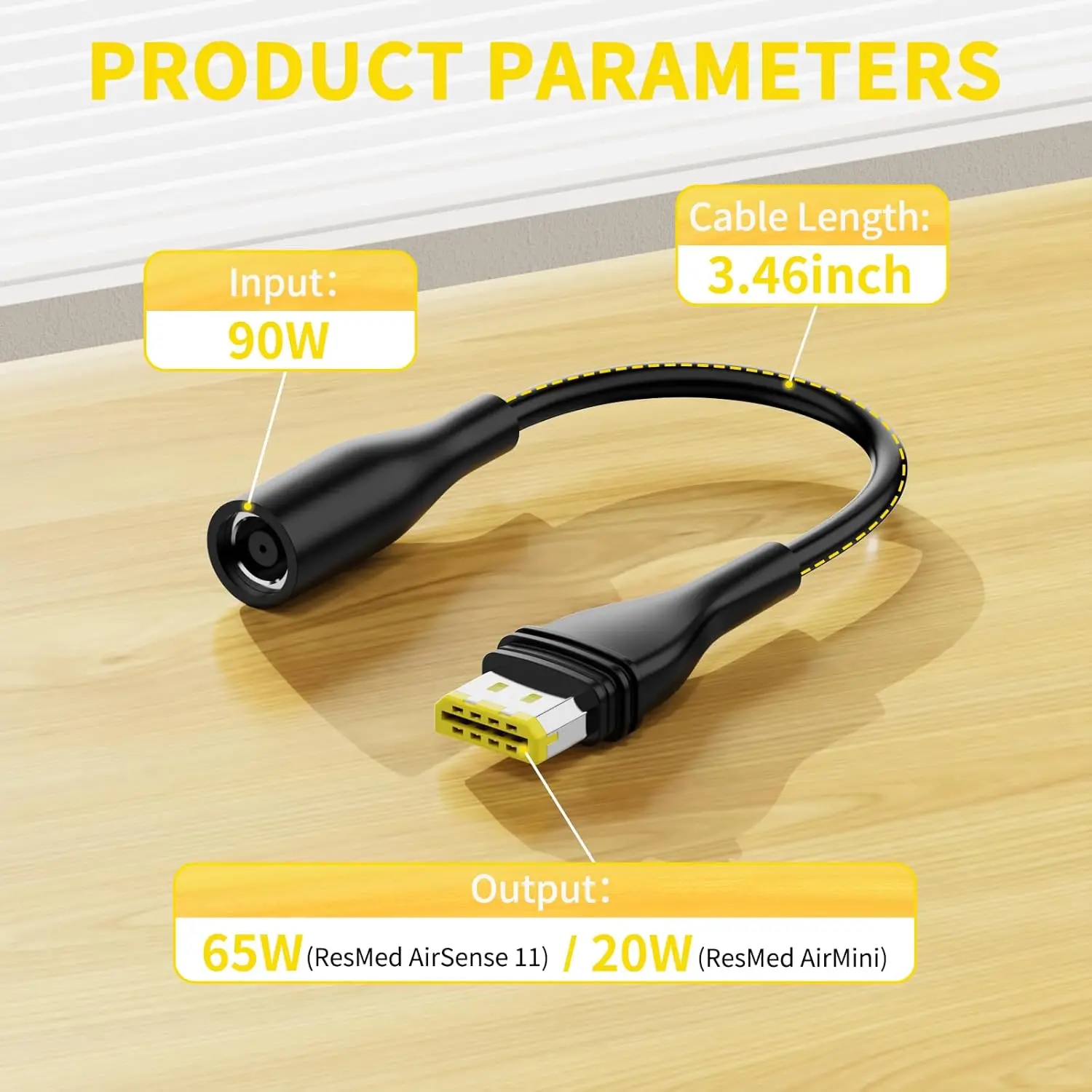 Für Resmed AirSense 10/11 DC-Konverter, DC-Adapter 12V-24V Autoladegerät für Airsense 11/10 Netzteile 65W ResMed AirSense – Detail 9