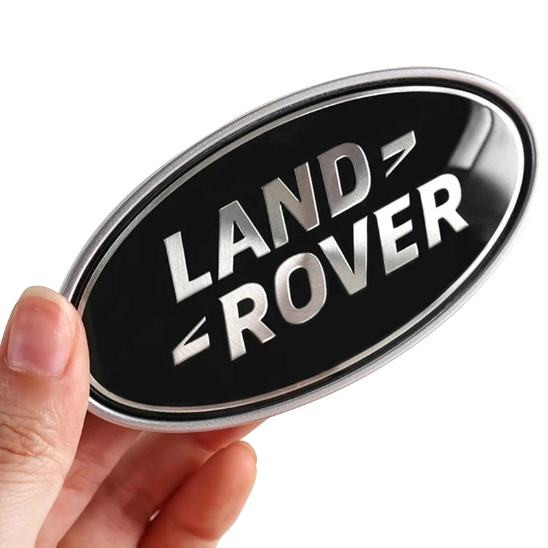 Car Front Radiateor Badge Lid Emblem Replacement Refit Accessories For Land Rover Defender Freelander Discovery 1 2 Evoque Range