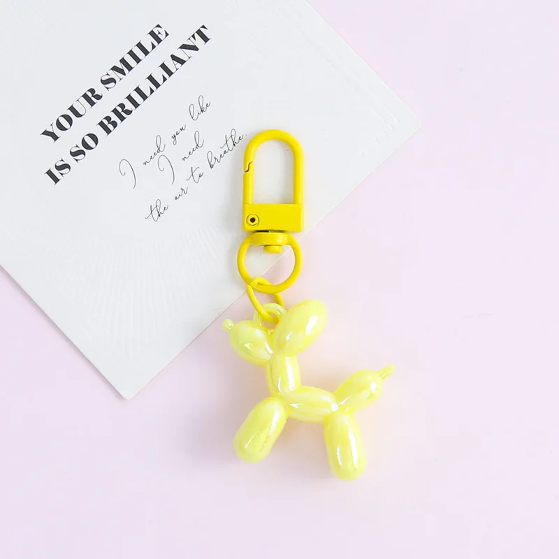 5/10 Stück Niedliche Cartoon-Ballonhund-Schlüsselanhänger für Damen Taschenanhänger Autoschlüsselanhänger Schmuck Geschenk Dekoration Accessoires – Detail 10