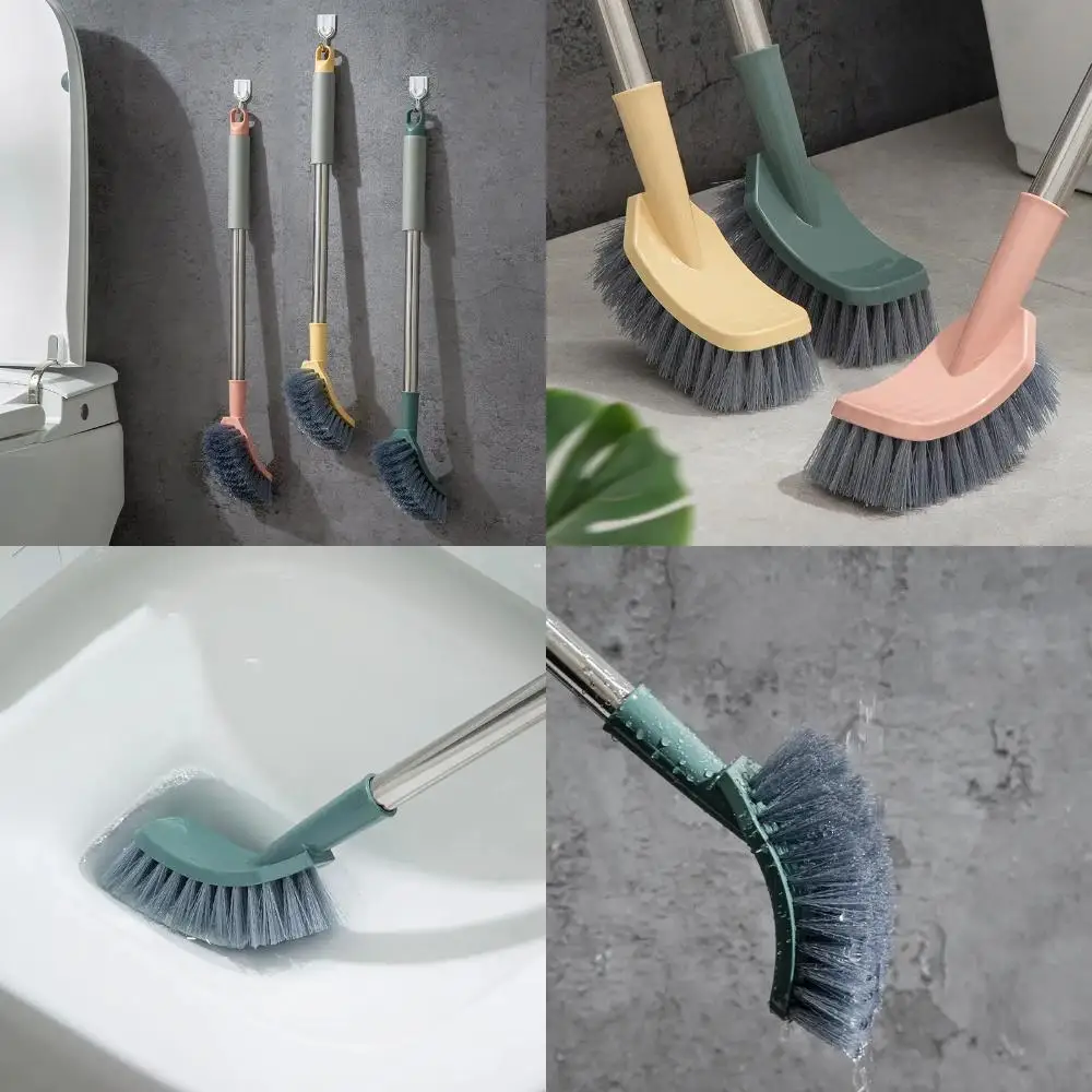 Toilet Brush, Household Sponge Long Handle Corner Wash Toilet Brush, Toilet Cleaner Brush