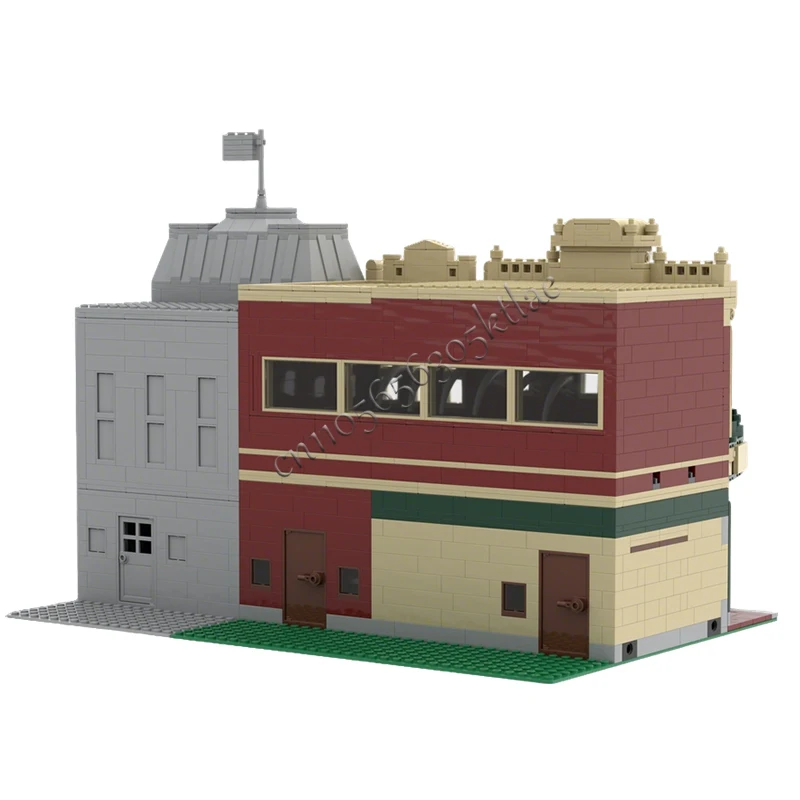 1769 pièces de vêtements médiévaux de luxe, modèle de rue principale, blocs de construction modulaires personnalisables, briques DIY pour enfants, jouets de vacances pour garçons