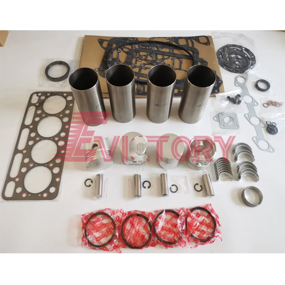 

For KUBOTA V1502 V1512 V1702 V1902 rebuild overhaul kit piston ring cylinder liner gasket bearing