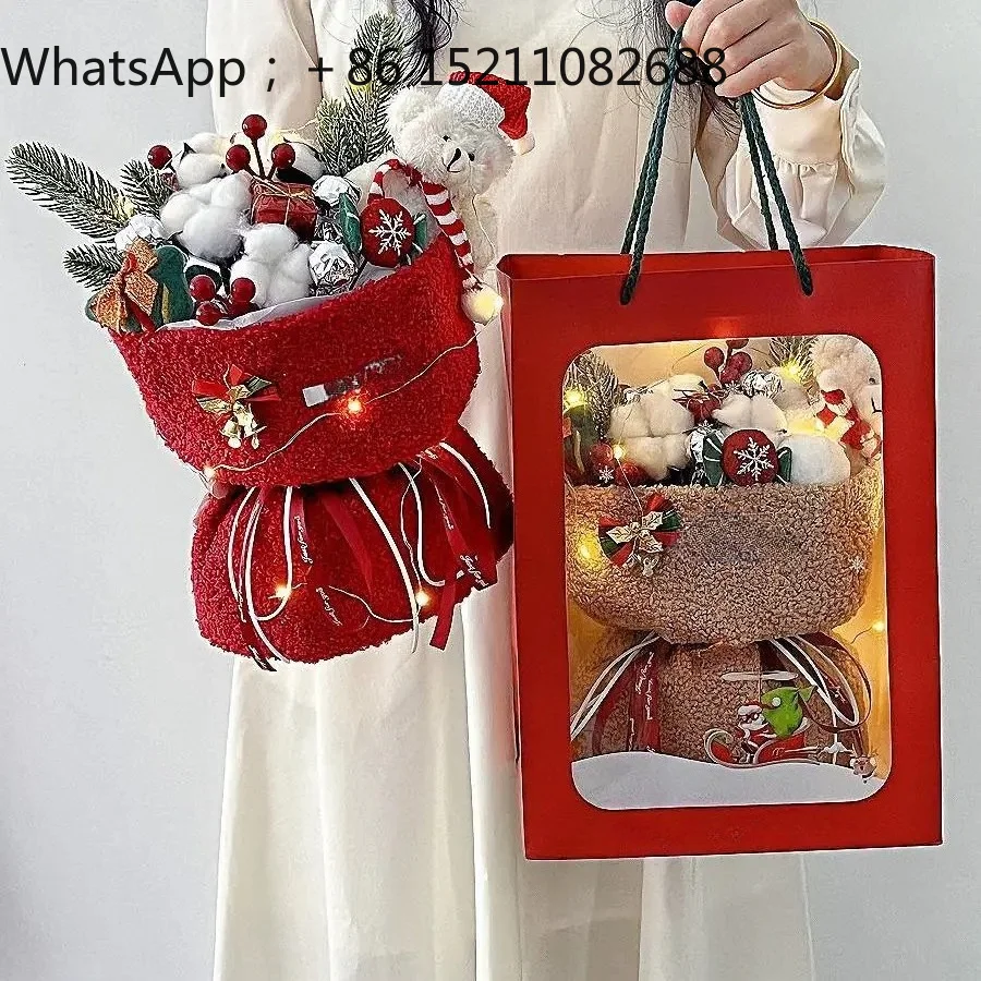 LLY Christmas Gifts for Girls Friends Christmas Eve Customers Apple Bouquet Gifts Girls Girlfriends Boys Finished Products