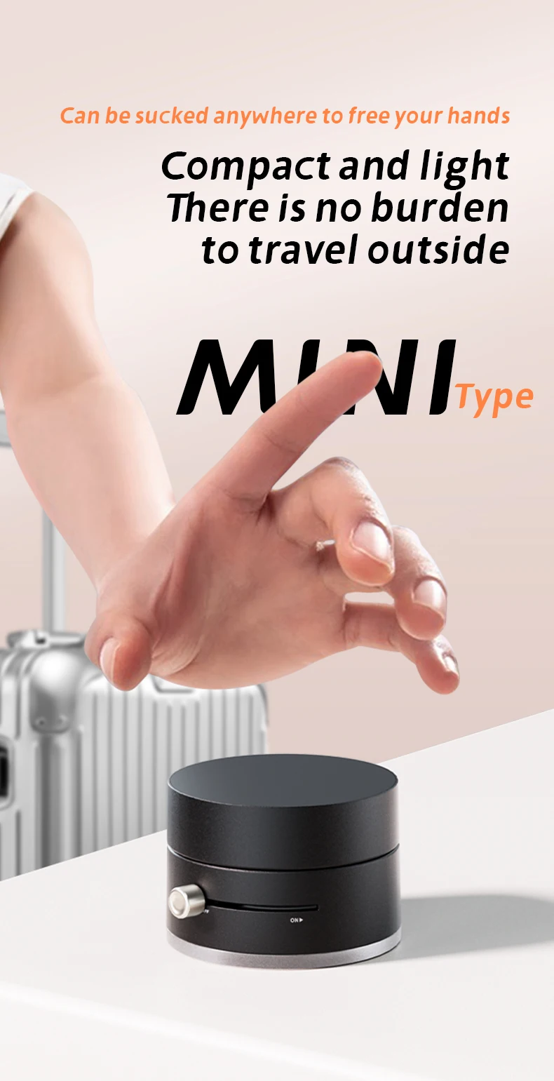 Mini Vakuum Doppel Seite Magnetische Saugnapf Halter Faltbare Küche Faul Telefon Halterung Für iPhone Android Smartphone – Detail 6
