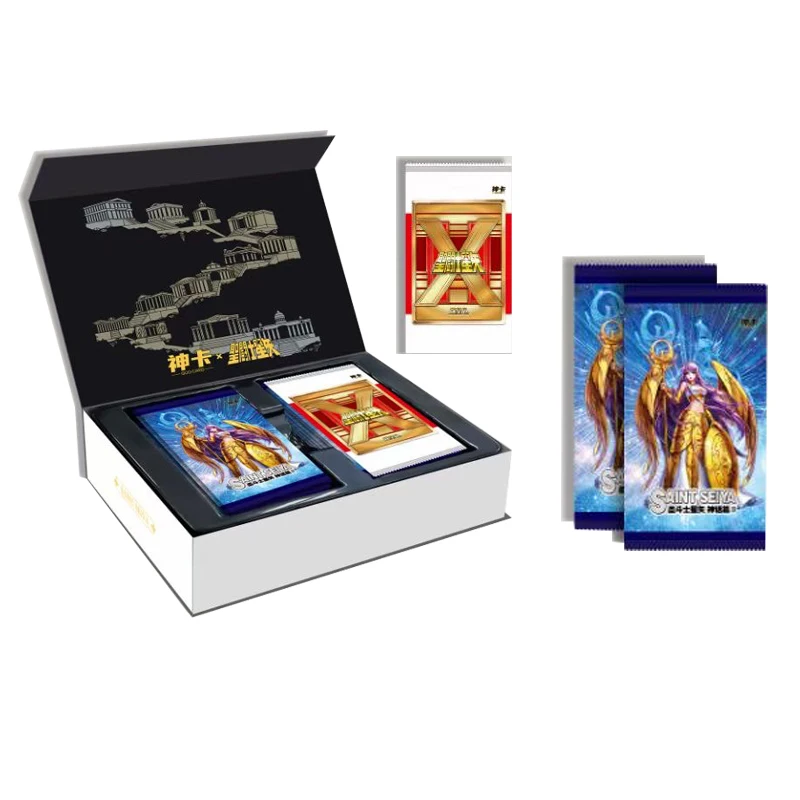 

1/4BOX Saint Seiya Collection Cards TCG Anime Japanese Playing Cards Games Board Toys Carte For Kids Toys Christmas Gift