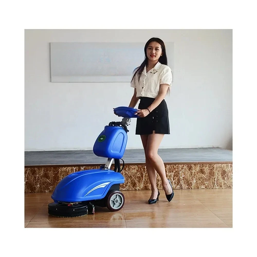 

Commercial Factory Hand Push Type Industrial Mopping Machine vol-350Manual Floor Scrubbing And Drying Machine