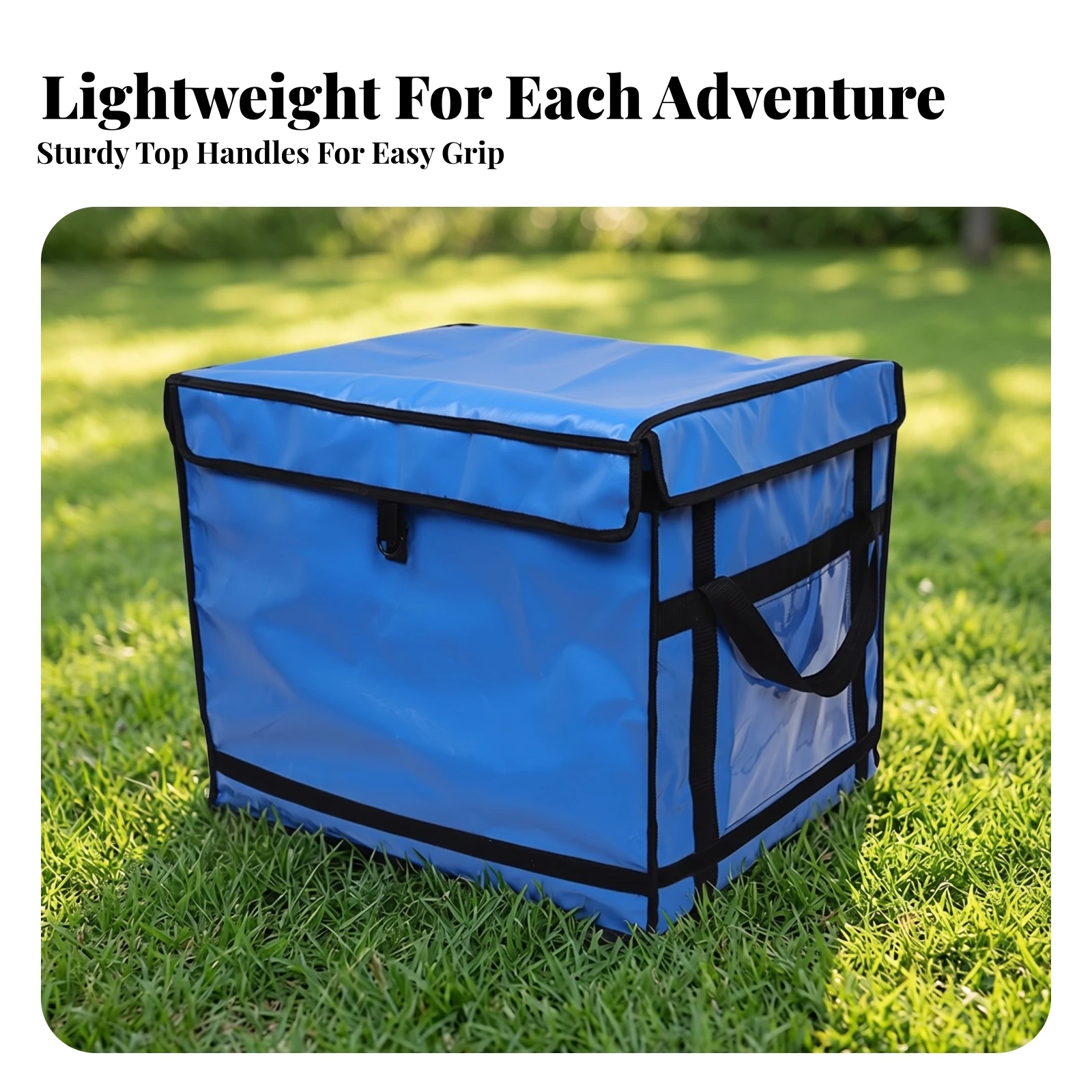 Insulated Picnic Lunch Bag Portable Insulated Cooler Bag with Carry Strap Cooling Tote Robust for Picnics, Travel