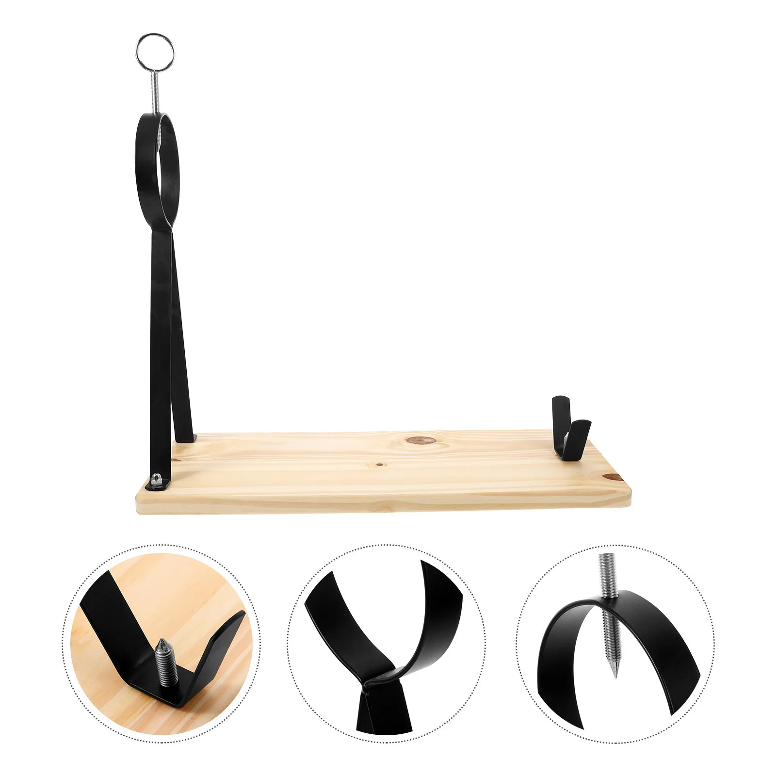 

Ham Fixing Stand Space-Saving Stable Sturdy Metal Ham Rack Desktop Holder Kitchen Storage Organizer Storage Rack