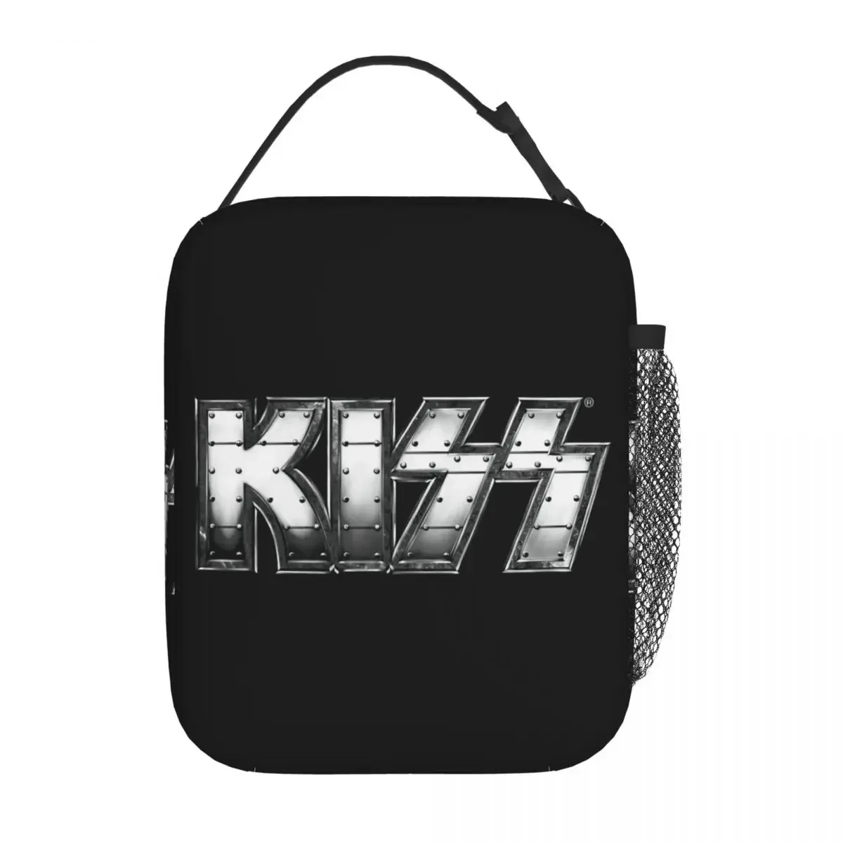 

Kiss Heavy Insulated Lunch Bags Thermal Lunch Container Rock Brand Large Lunch Box Tote Girl Boy College Travel