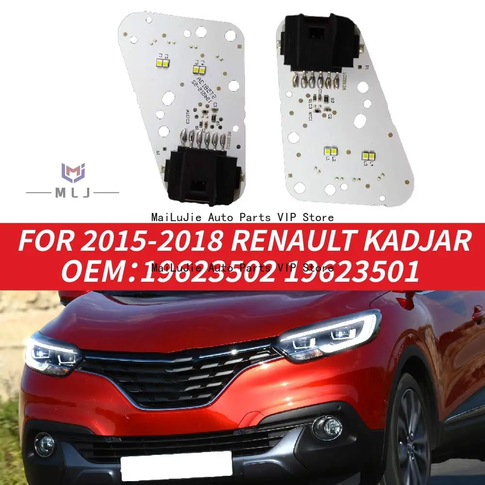 

White DRL Chip For Renault Kadjar 2015-2018 Angel Eye Module Daytime Running Light Chip Car Accessories OE 19623502 19623501