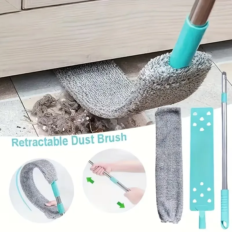 Duster Brush Household Long Handle Cleaning Mop Microfiber Gap Dust Cleaner Bedside Sofa Brushes Household Cleaning Tools
