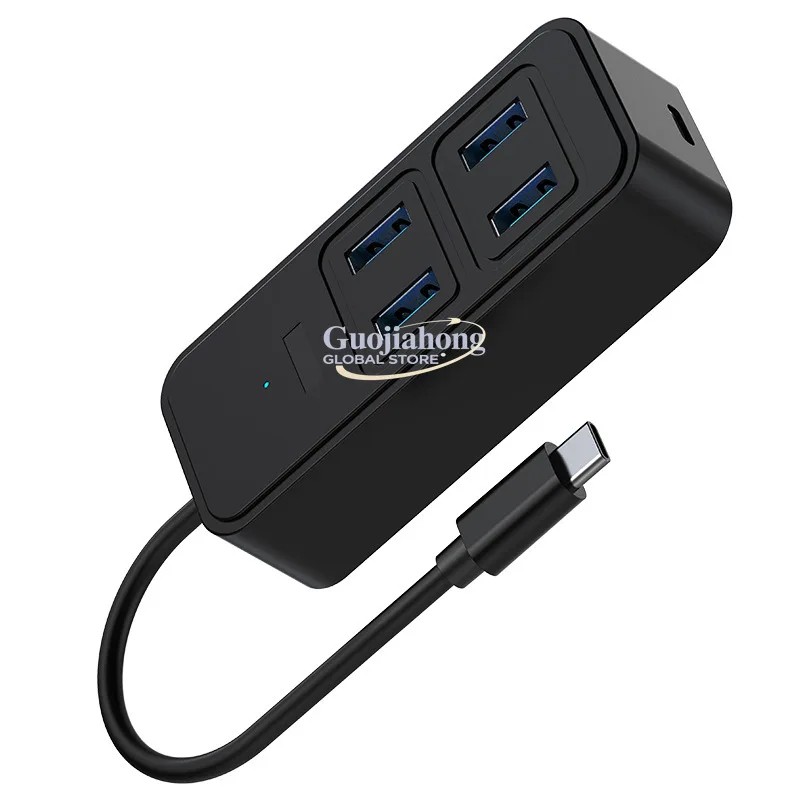 Hub connected to a laptop