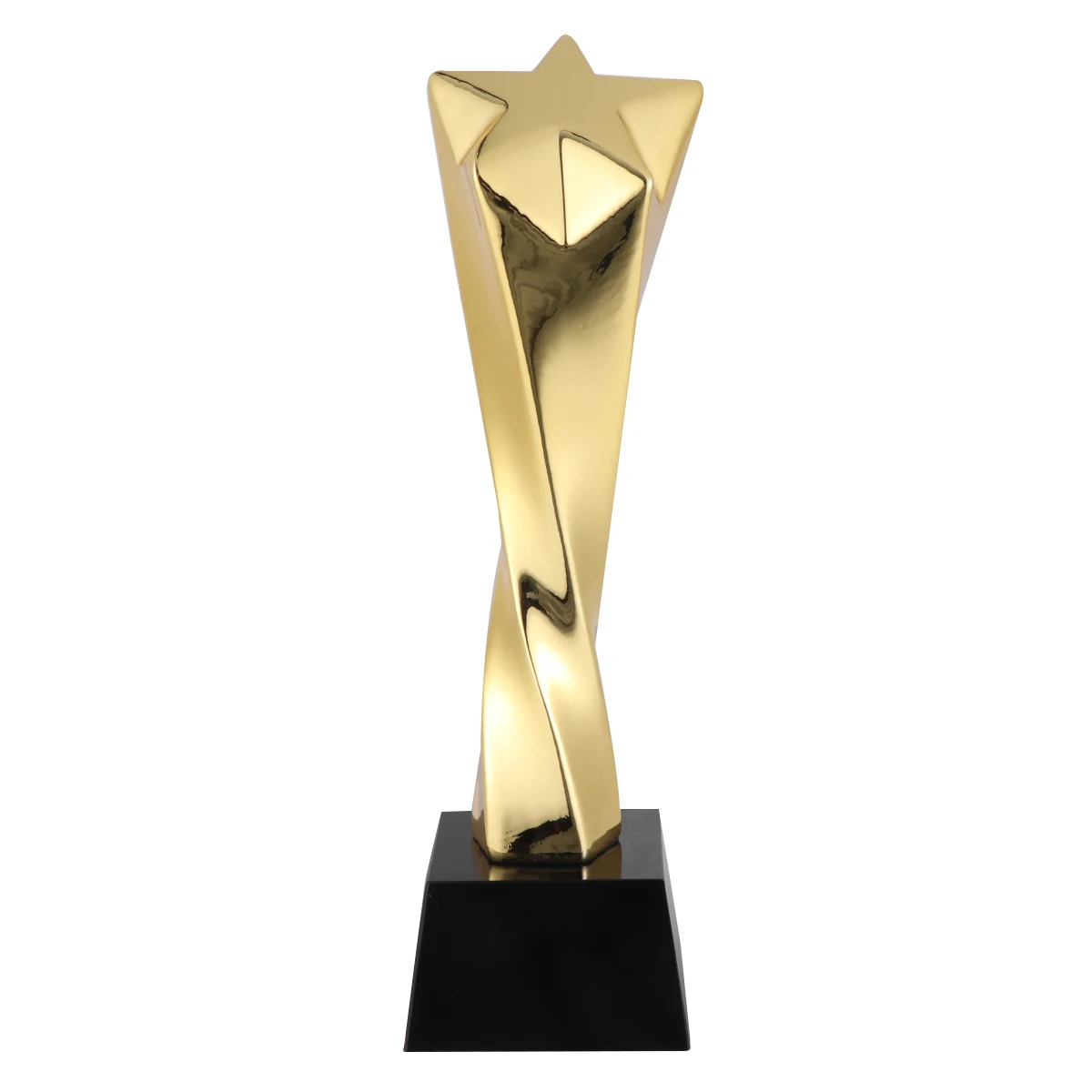 

Mini Metal Trophy Golden Award Cup for Party Favors Game Prize Ceremony Tennis Child Black Resin Star Design